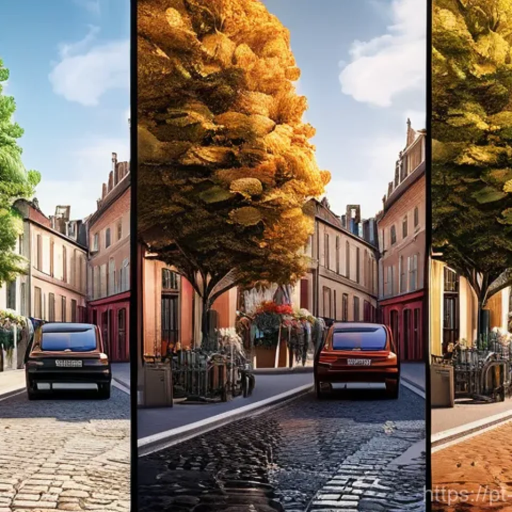 가상 피팅 서비스의 고객 대면 프로세스 - Here are three detailed image generation prompts in English, keeping all the specified guidelines in...