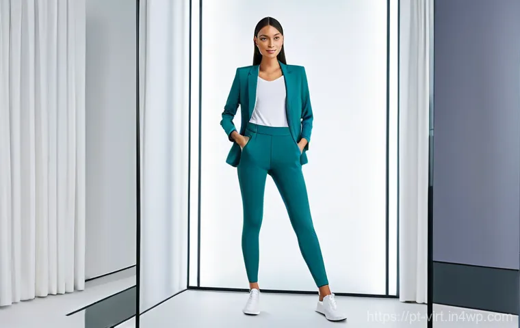가상 피팅 서비스와 지속 가능성의 관계 - **Prompt 1: Virtual Fitting Room Comfort at Home**
"A cozy, brightly lit living room with a youn... 가상 피팅 서비스와 지속 가능성의 관계 - **Prompt 1: Virtual Fitting Room Comfort at Home**
"A cozy, brightly lit living room with a youn...